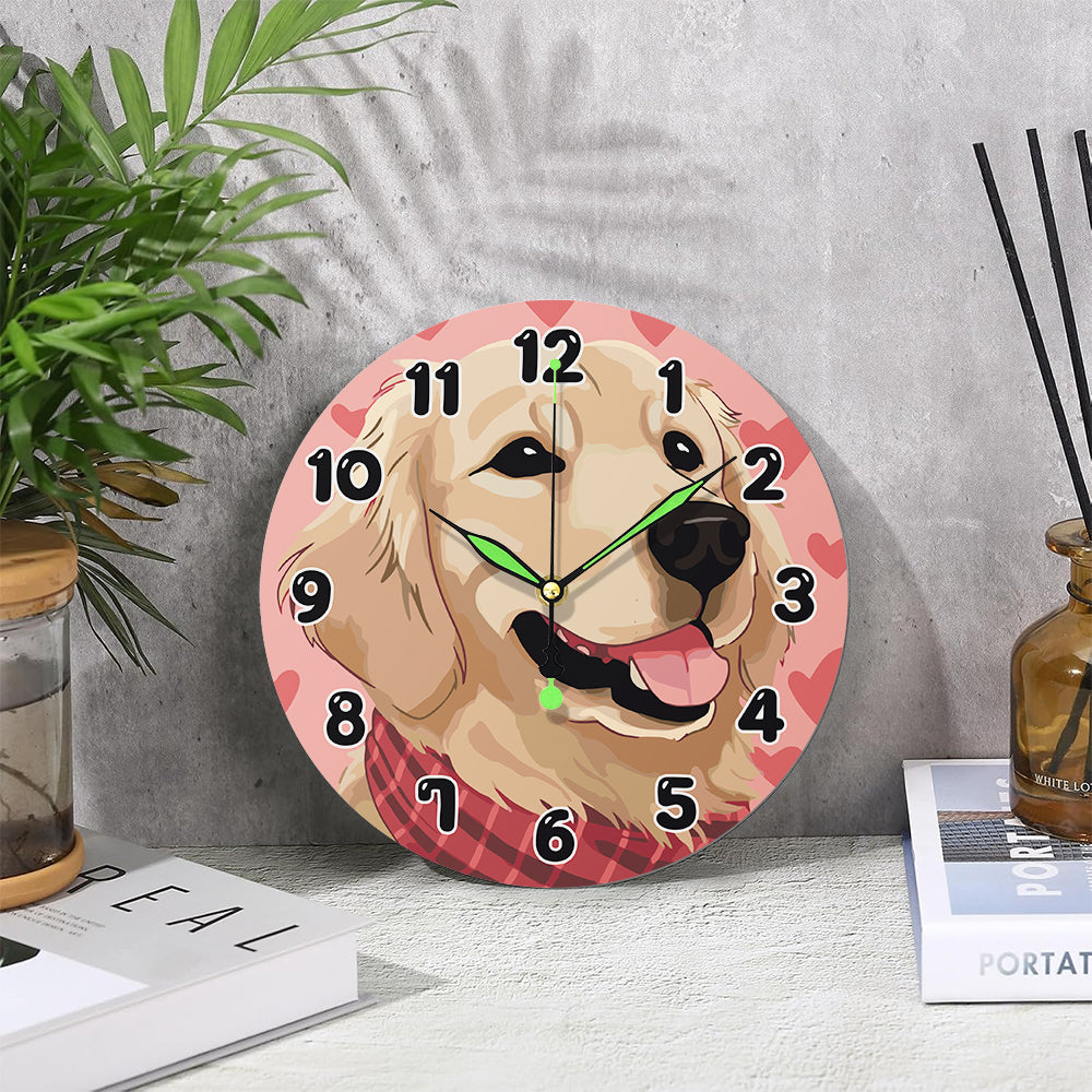 Reloj de pared - Perro
