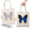 Bolsa de tela - Mariposa azul