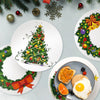 Set 4 Manteles Individuales -  Árboles navidad
