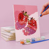 Pack 6 Mini Lienzos - Frutas brilli brilli