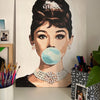 Audrey Hepburn chicle - Pintar Números®
