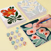 Pack 6 Mini Lienzos - Flores abstractas 3