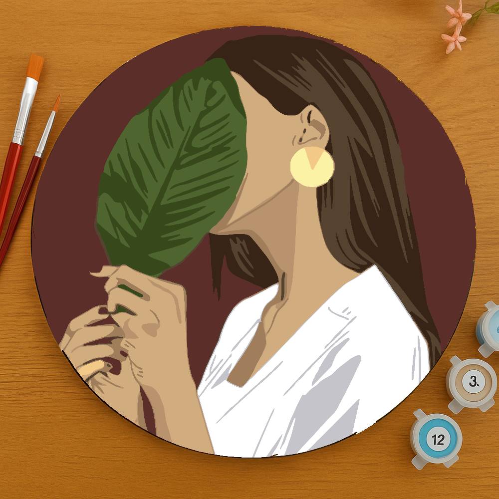 Disco de Madera - Mujer sin rostro