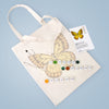 Bolsa de tela - Mariposa amarilla