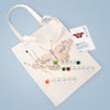 Bolsa de tela - Mariposa rosa