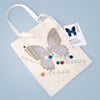 Bolsa de tela - Mariposa azul