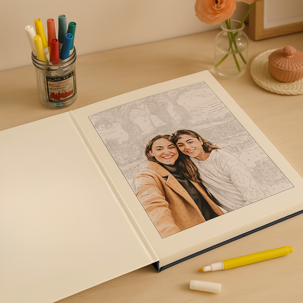 Álbum de fotos personalizado – Libro Pintar por números