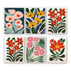 Pack 6 Mini Lienzos - Flores abstractas 3
