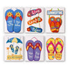 Pack 6 Mini Lienzos - Flip flops