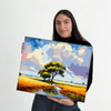 Árbol en el campo -  Pintar Números®