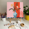 Jarron con flores -  Pintar Números®