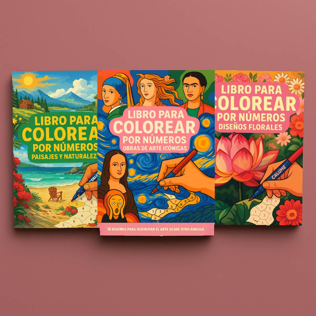 Pack Coleccionista - Libros Pintar Números