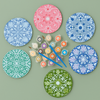 Set 6 Posavasos - Mandalas 2
