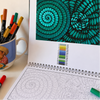 Libro Pintar Números  - Patrones Mindfulness