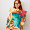 Portalada Turquesa - Pintar Números®