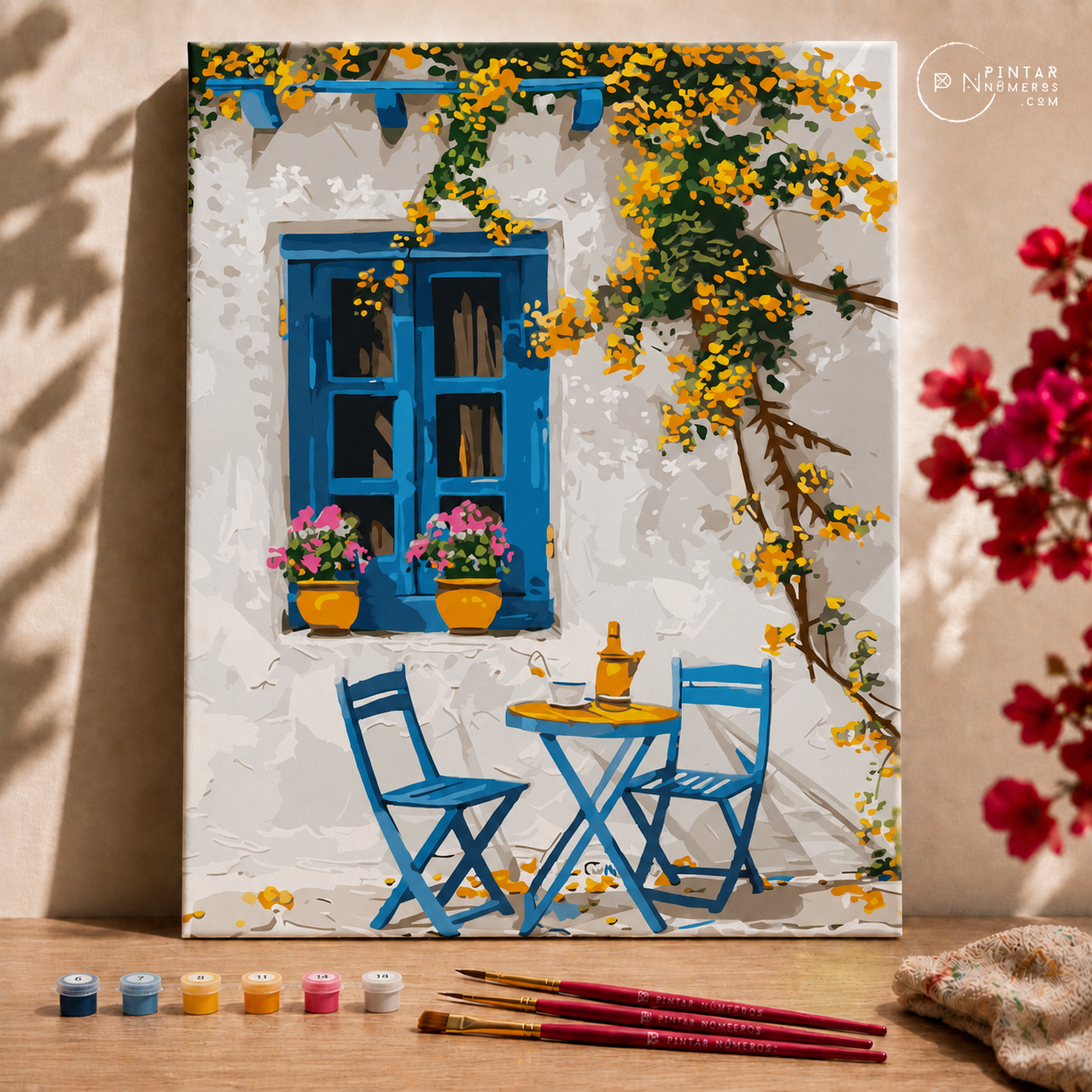 Ventana Azul - Pintar Números®