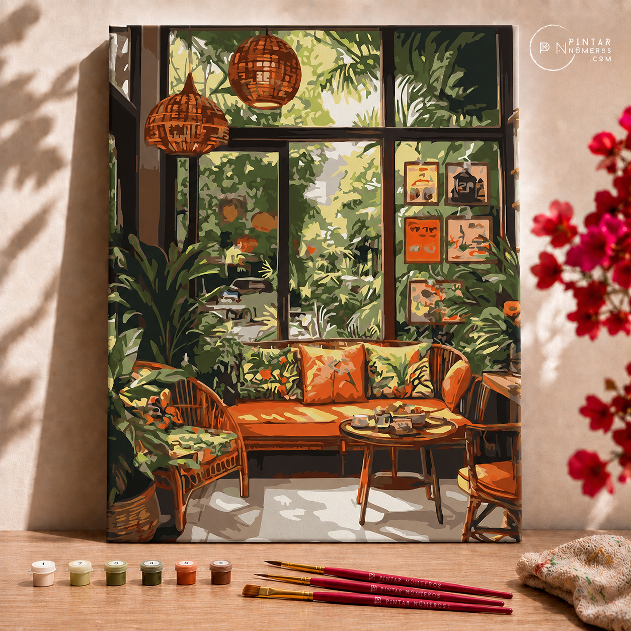 Rincón botanico - Pintar Números®