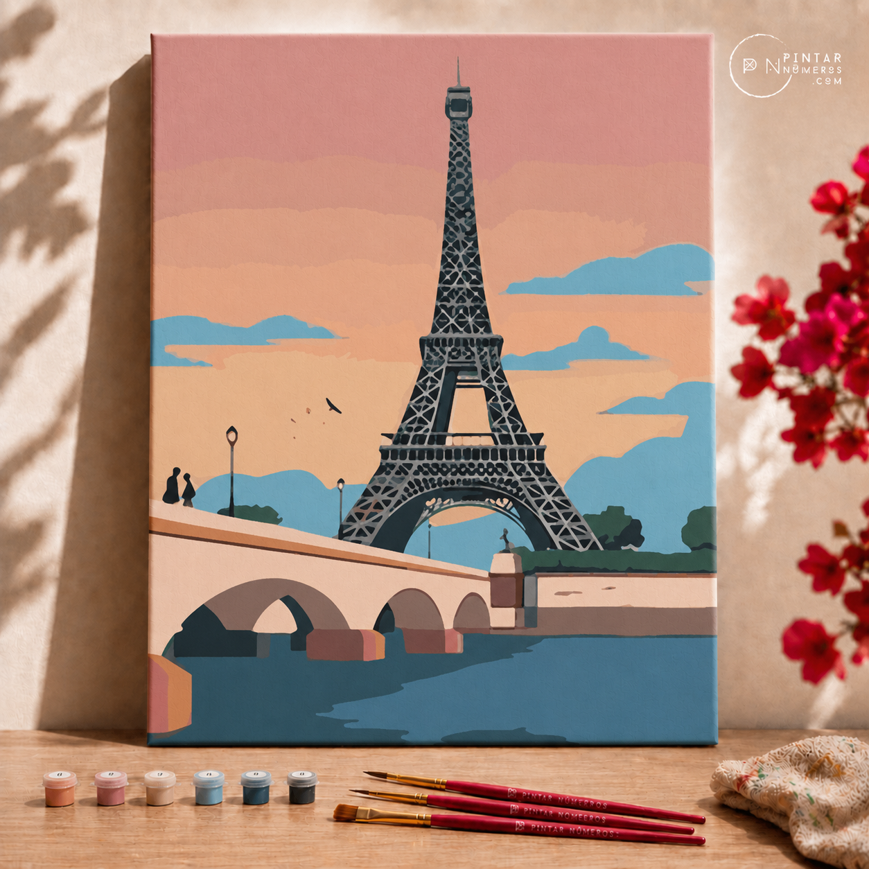 París Minimalista -  Pintar Números