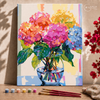 Peonias de Colores -  Pintar Números