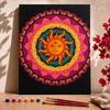 Mandala sol -  Pintar Números®