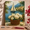 Peonias mediterráneas - Pintar Números®