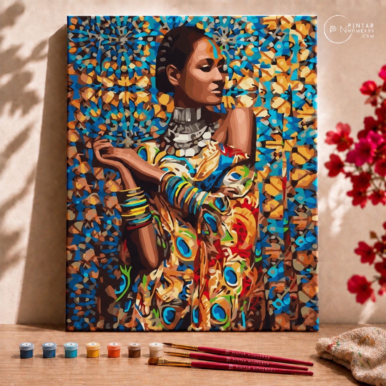Belleza Africana - Pintar Números