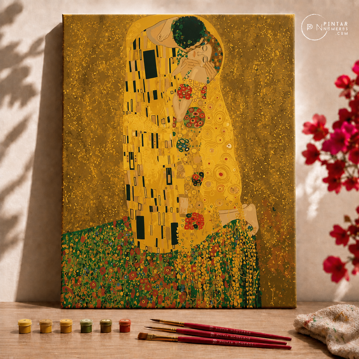 El Beso de Gustav Klimt - Pintar Números