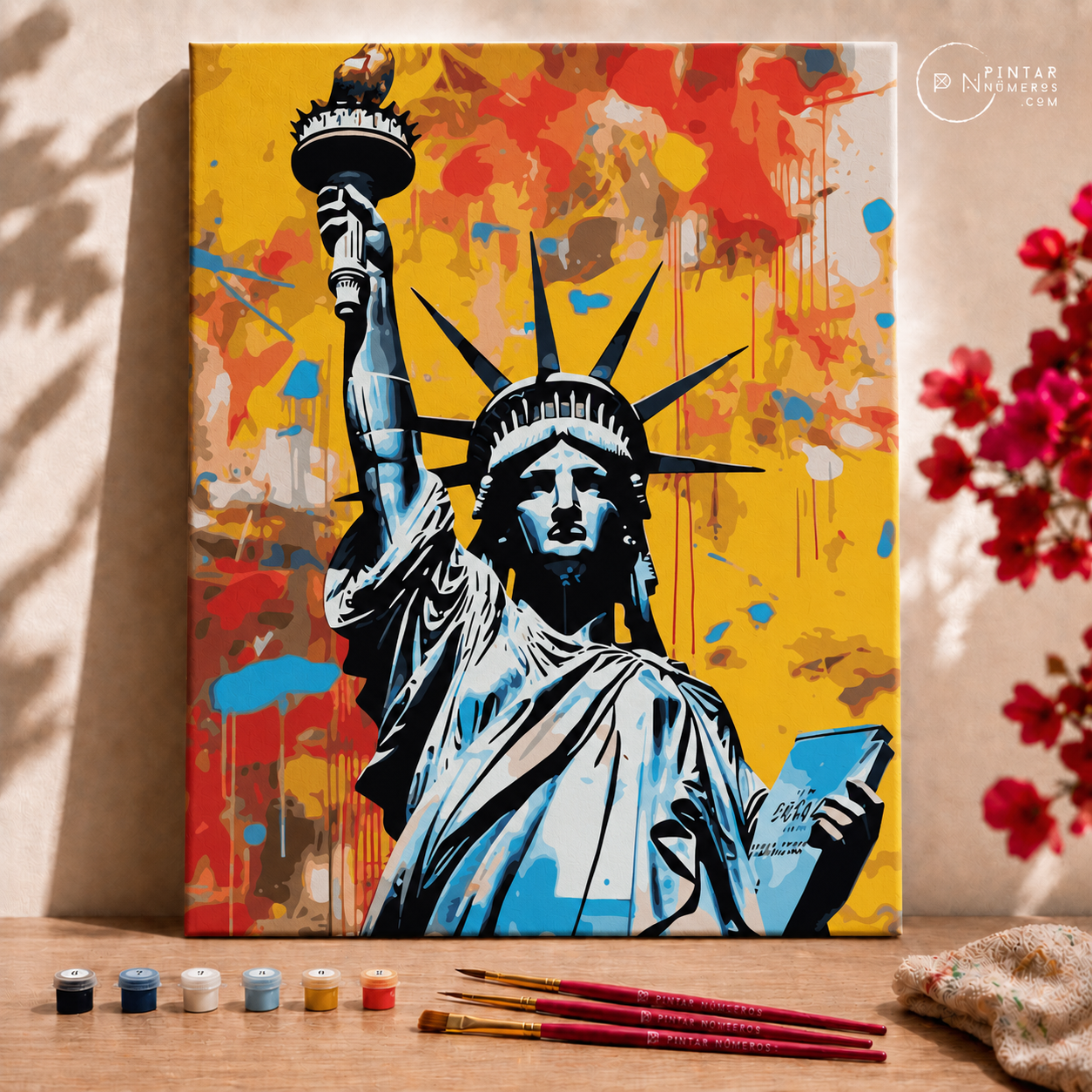 Estatua de la libertad  -  Pintar Números®