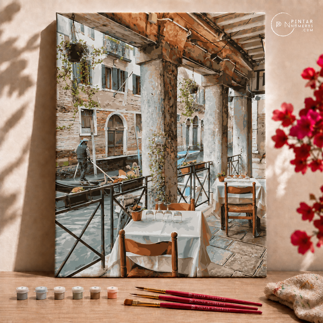 Terraza de Venecia - Pintar Números®