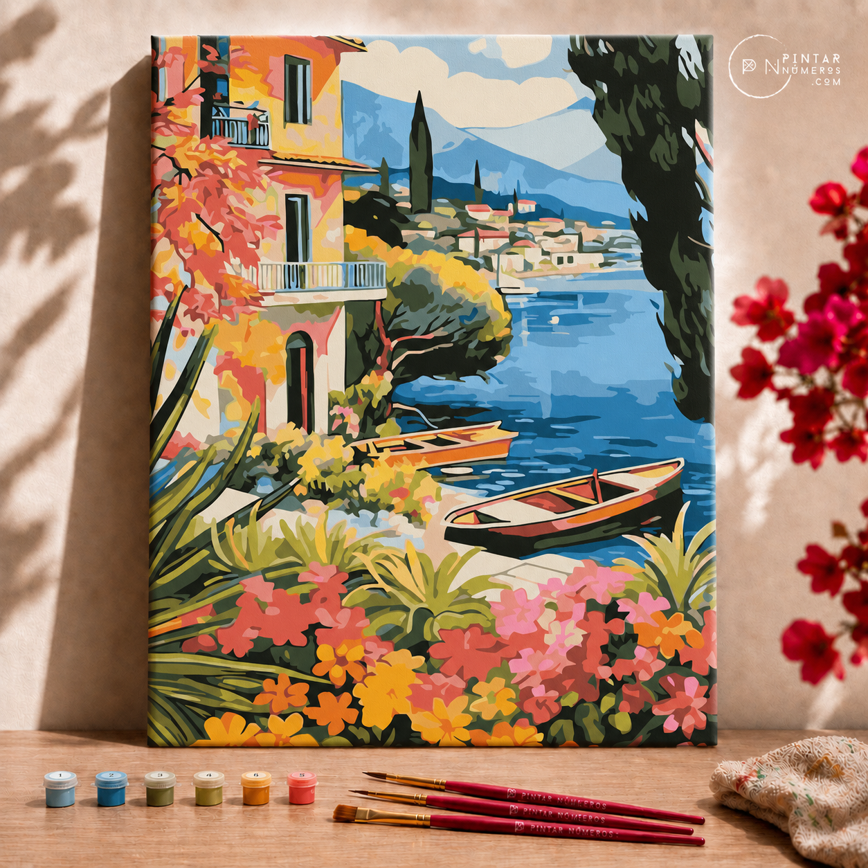 Barcas amarradas -  Pintar Números®