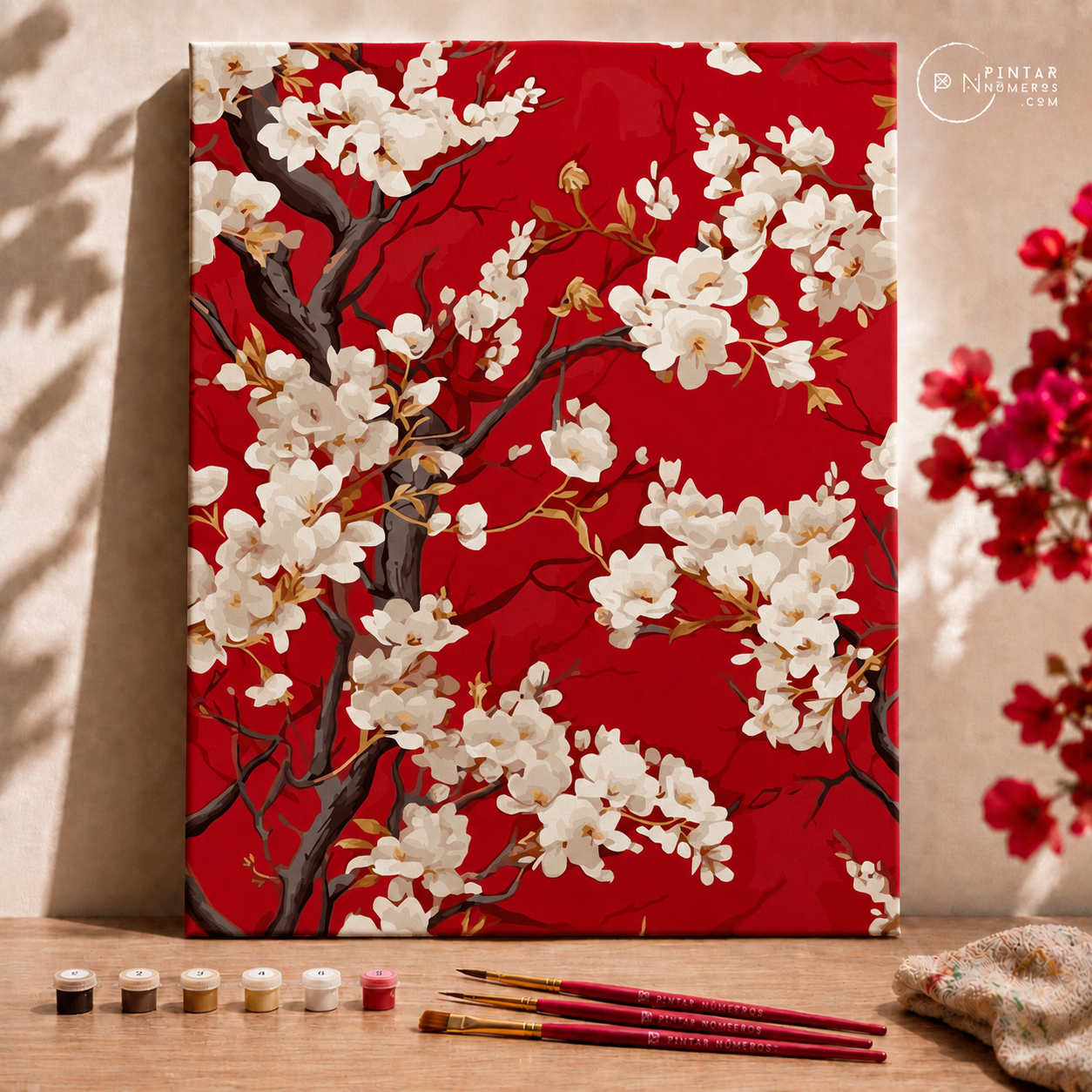 Almendros pasión -  Pintar Números®