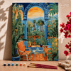 Vistas al oasis -  Pintar Números®