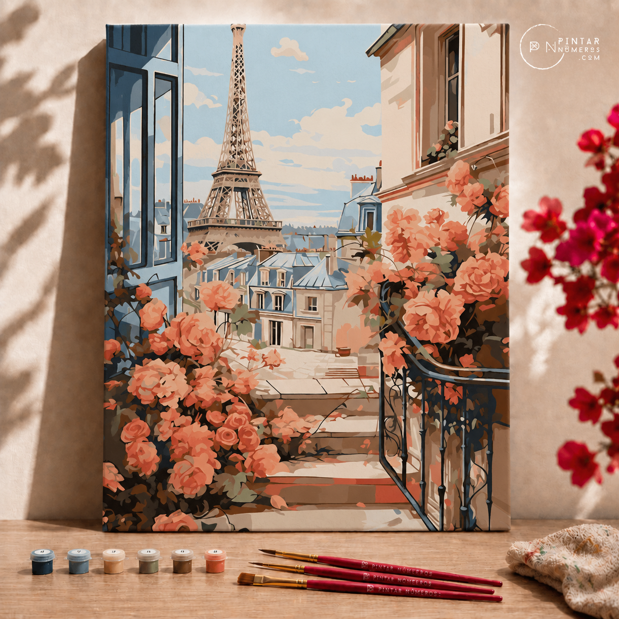 Escaleras a París -  Pintar Números®