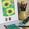 Libro Pintar Números - Flores