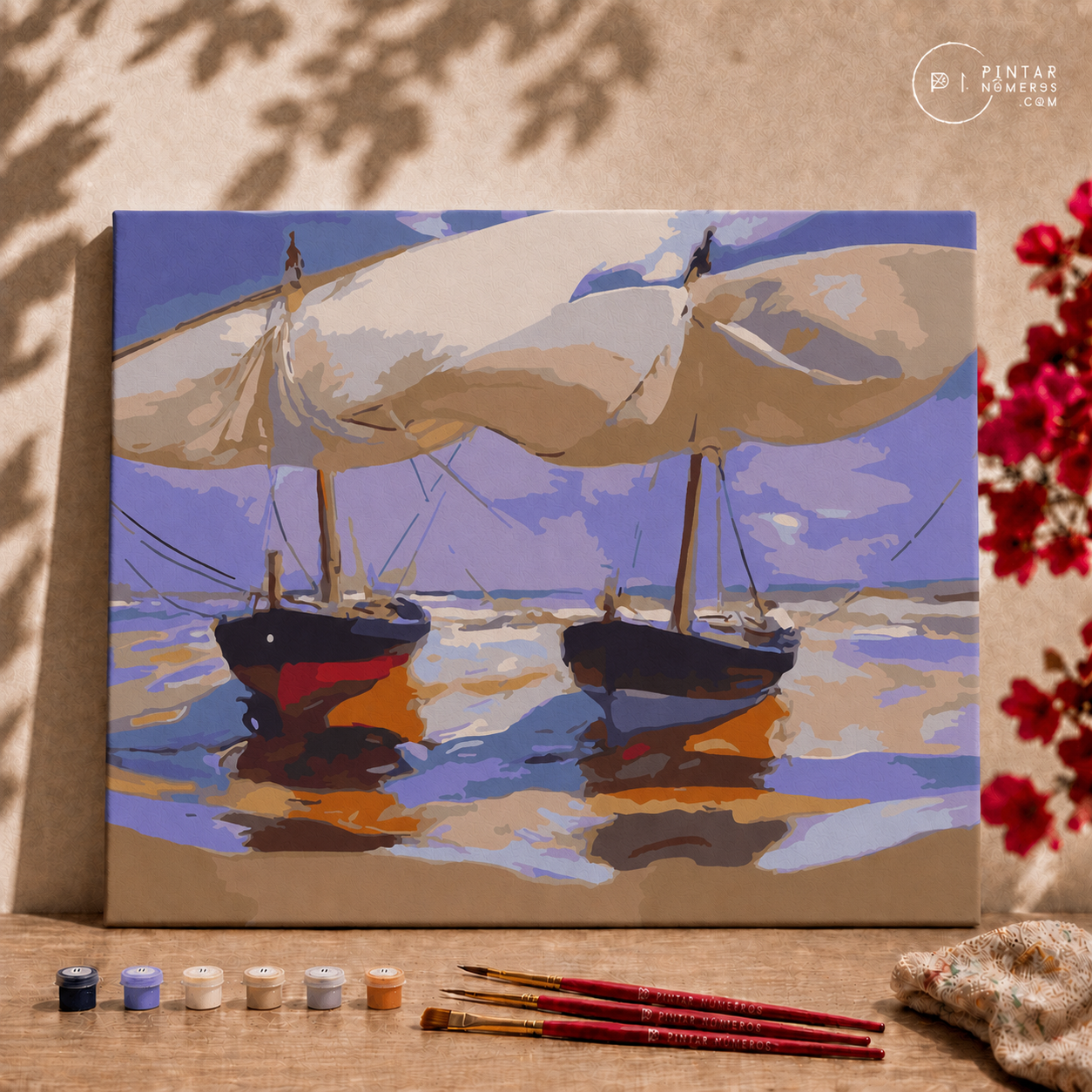 Barcos Varados de Joaquín Sorolla - Pintar Números®