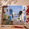 Pueblo mediterráneo - Pintar Números®