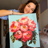 Mujer florecida - Pintar Números®