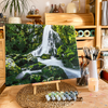 Cascada en el Corazón del Bosque -  Pintar Números®
