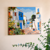 Pueblo mediterráneo - Pintar Números®