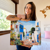 Pueblo mediterráneo - Pintar Números®