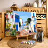 Pueblo mediterráneo - Pintar Números®