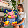 Flores y Limones -  Pintar Números®
