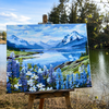 Paisaje frío -  Pintar Números®