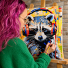 Mapache divertido -  Pintar Números®
