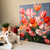 Tulipanes - Pintar Números®