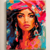 Cores pop femininas  -  Pintar Números®