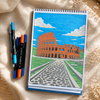Libro Pintar Números - Maravillas del Mundo