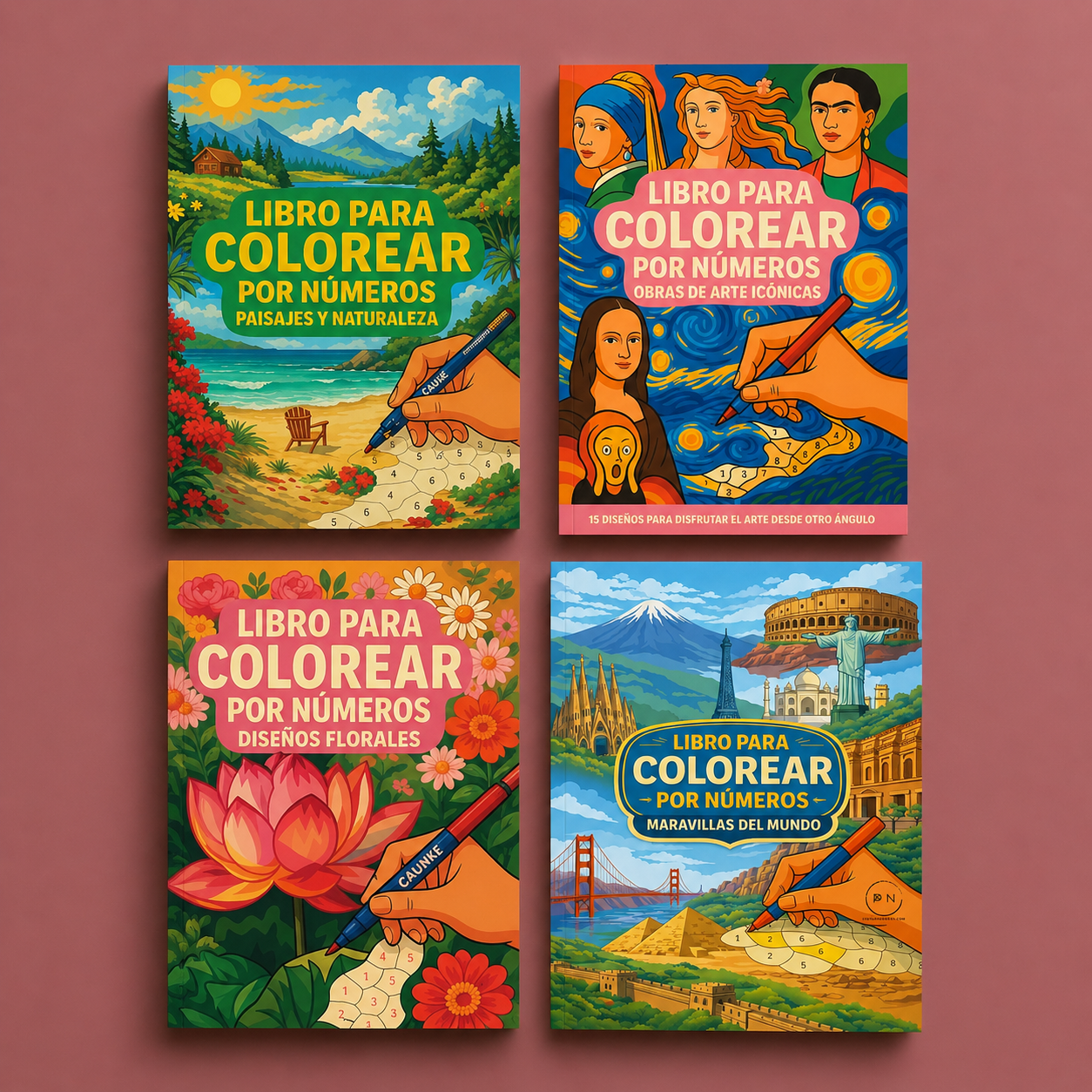 Pack Coleccionista - Libros Pintar Números