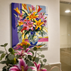 Ramo de flores colorido  - Pintar Números®