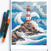 Libro Pintar Números - Paisajes y naturaleza